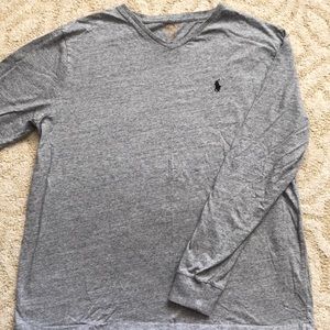 Polo by Ralph Lauren Gray long Sleeved shirt